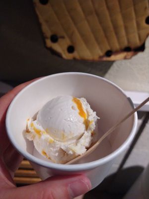 Mango sticky rice at Fifty Licks in Portland