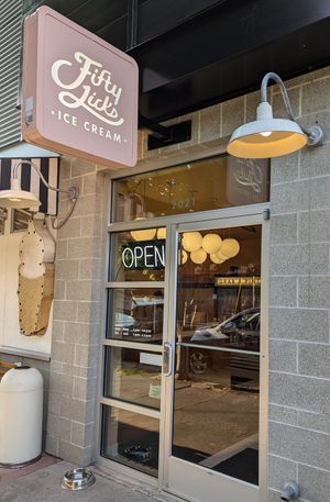 exterior at Fifty Licks in Portland