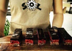 raw slice  at Sol Natural Foods in Darra