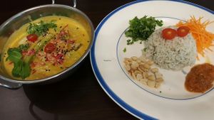 nasi lemak  at Veggie Cafe  in Penang