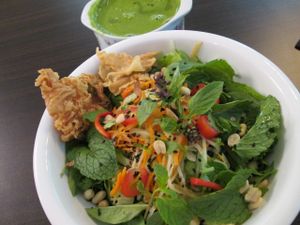 The best Hakka Lei Cha in Penang at Veggie Cafe  in Penang