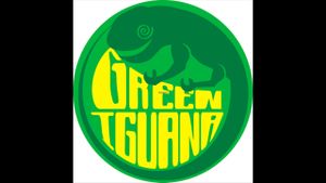 logo at Green Iguana Bar in Malaga
