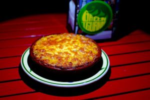 Lasaña vegetariana at Green Iguana Bar in Malaga