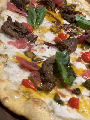 ‘Shroom  vegan pizza 👍🏽  at Zizzi in Wokingham