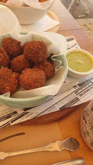 Falafel at Me Gusta in Mallorca