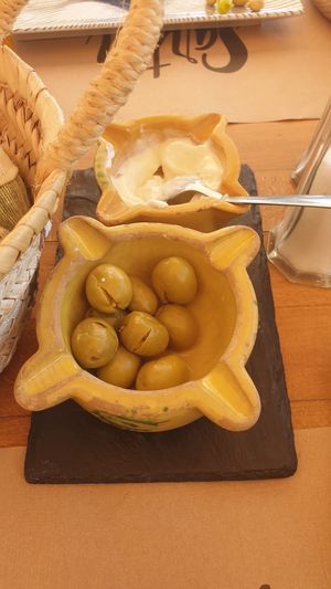 Alioli with Olives at Me Gusta in Mallorca