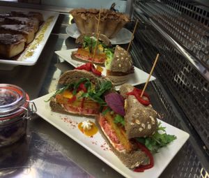 Veggie Burguer (no-raw) at Me Gusta in Mallorca