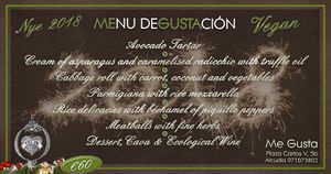 NYE Menu at Me Gusta in Mallorca