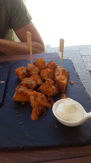 Potato wedges  at Me Gusta in Mallorca