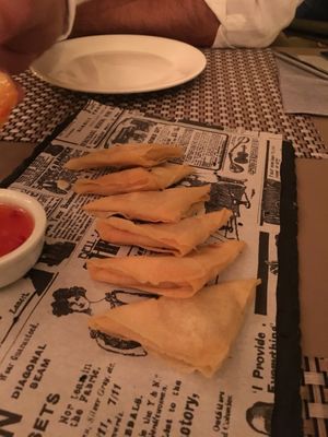 Vegan salmosas at Me Gusta in Mallorca