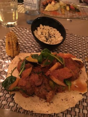 Super good vegan “meat”balls at Me Gusta in Mallorca