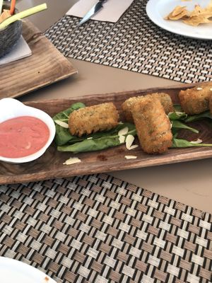 Potato croquettes at Me Gusta in Mallorca