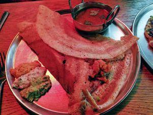 Dosa at Dosa Bar in Tel Aviv