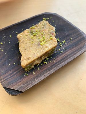 Dessert at Dosa Bar in Tel Aviv