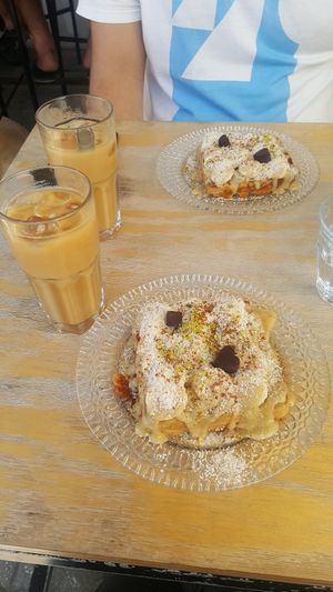 Uttapam waffles 😋 at Dosa Bar in Tel Aviv