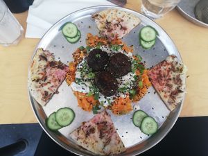 Fritters at Dosa Bar in Tel Aviv