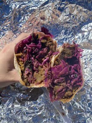 Breakfast burrito  at EVE in Encinitas