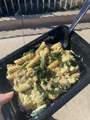 Truffle pasta at EVE in Encinitas