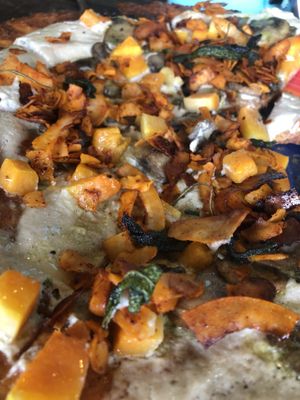 Truffled mushroom flatbread at EVE in Encinitas