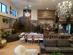 Inside. Very cozy! at EVE in Encinitas