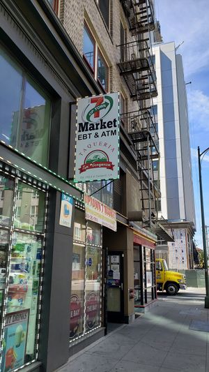 Exterior, March 2022. Located inside a fake 7-11. at Taqueria La Venganza in Oakland