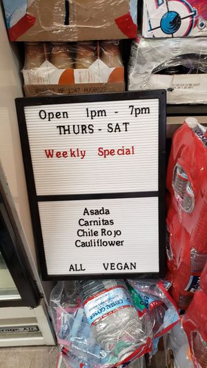  at Taqueria La Venganza in Oakland