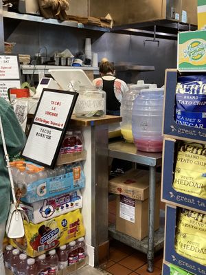 Located in a corner shop/bodega. Kitchen seems entirely separate.   at Taqueria La Venganza in Oakland