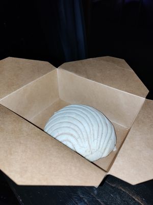 Concha at Taqueria La Venganza in Oakland