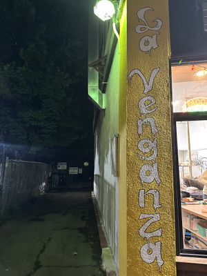 New out front   at Taqueria La Venganza in Oakland