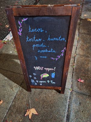  at Taqueria La Venganza in Oakland