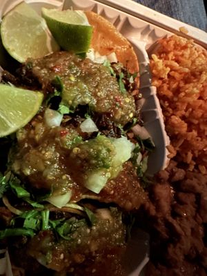   at Taqueria La Venganza in Oakland