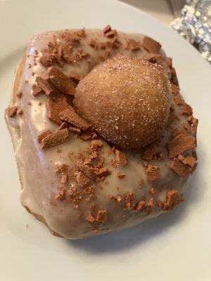Maple bacon donut  at Taqueria La Venganza in Oakland