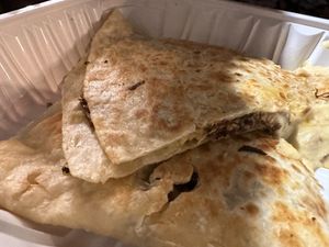 Quesadilla de champiñones   at Taqueria La Venganza in Oakland