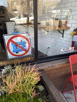 Outdoor Seating and Pro-Human Rights Signage! 🫶🏽  at Taqueria La Venganza in Oakland