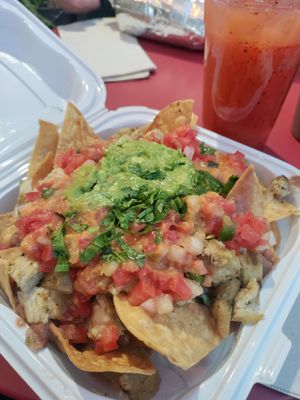 Nachos at Taqueria La Venganza in Oakland