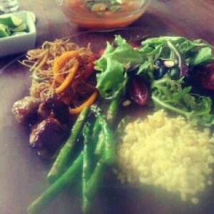 platillo 2 at YoVegetariano in Saltillo