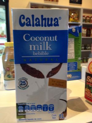 leche coco at YoVegetariano in Saltillo