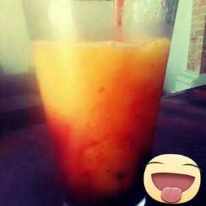 frappe mango chamoy at YoVegetariano in Saltillo