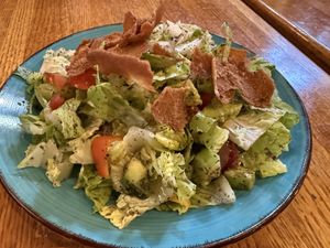 Fattoush salad  at Juju's Mediterranean  in Napa