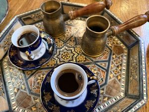 Coffee  at Juju's Mediterranean  in Napa