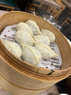 Steamed Vegetarian Dumplings  at Dumpling Kitchen in San Francisco