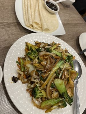 Vegetarian Mu Shu   at Dumpling Kitchen in San Francisco