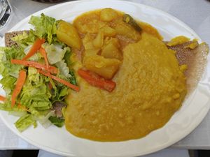 alich-ater (split peas) at New Eritrea in San Francisco