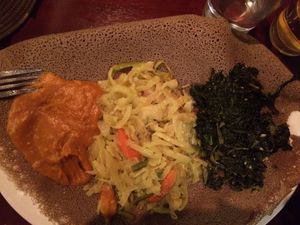 Vegan dish  at Teff in Stamford