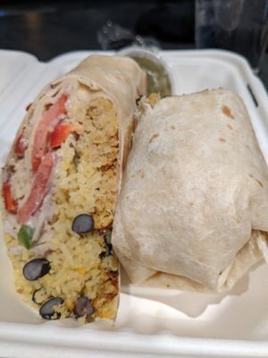 The falafel burrito at HANDHELDZ in Bethlehem
