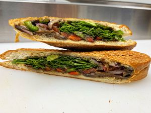 Vegan Veggie Panini.
 at HANDHELDZ in Bethlehem