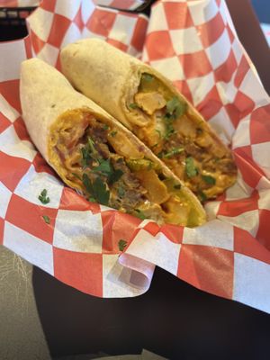 Beyond Cheeseburger Burrito  at HANDHELDZ in Bethlehem