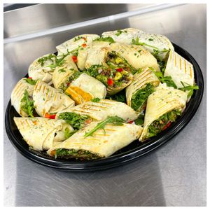 Vegan wrap party tray at HANDHELDZ in Bethlehem