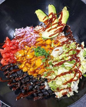 Vegan BBQ Chicken Bowl at HANDHELDZ in Bethlehem