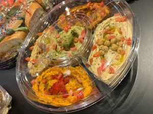 Hummus party Platter. at HANDHELDZ in Bethlehem